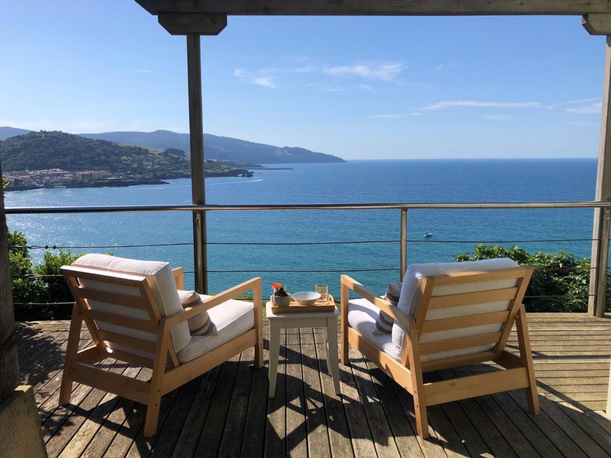 Villa Adosado en la costa con excelentes vistas al estuario de Urdaibai Mundaka Exterior foto