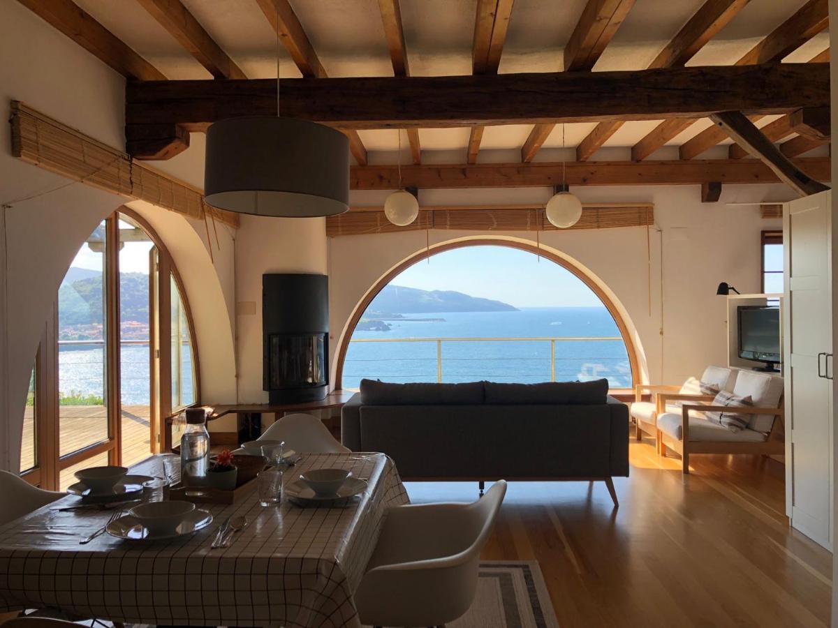 Villa Adosado en la costa con excelentes vistas al estuario de Urdaibai Mundaka Exterior foto
