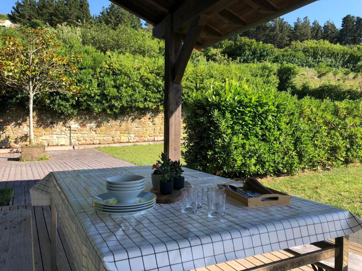 Villa Adosado en la costa con excelentes vistas al estuario de Urdaibai Mundaka Exterior foto