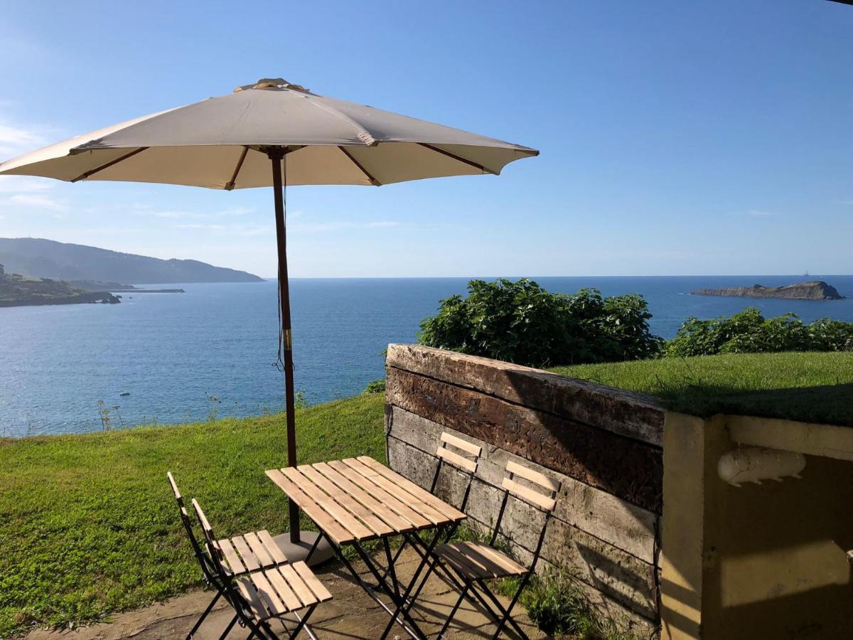 Villa Adosado en la costa con excelentes vistas al estuario de Urdaibai Mundaka Exterior foto