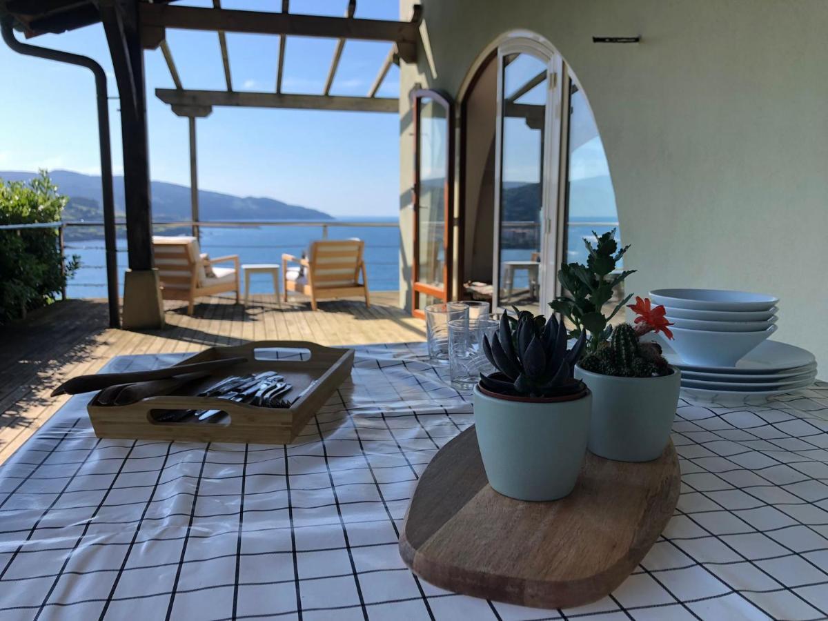 Villa Adosado en la costa con excelentes vistas al estuario de Urdaibai Mundaka Exterior foto