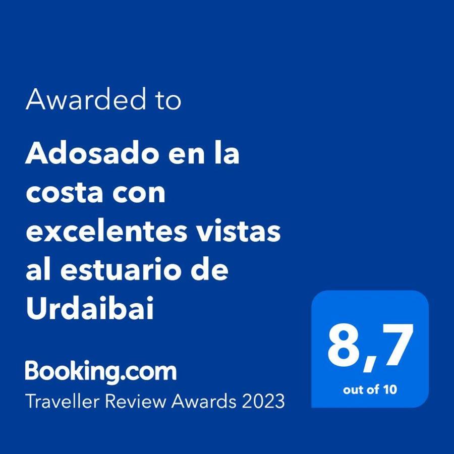 Villa Adosado en la costa con excelentes vistas al estuario de Urdaibai Mundaka Exterior foto